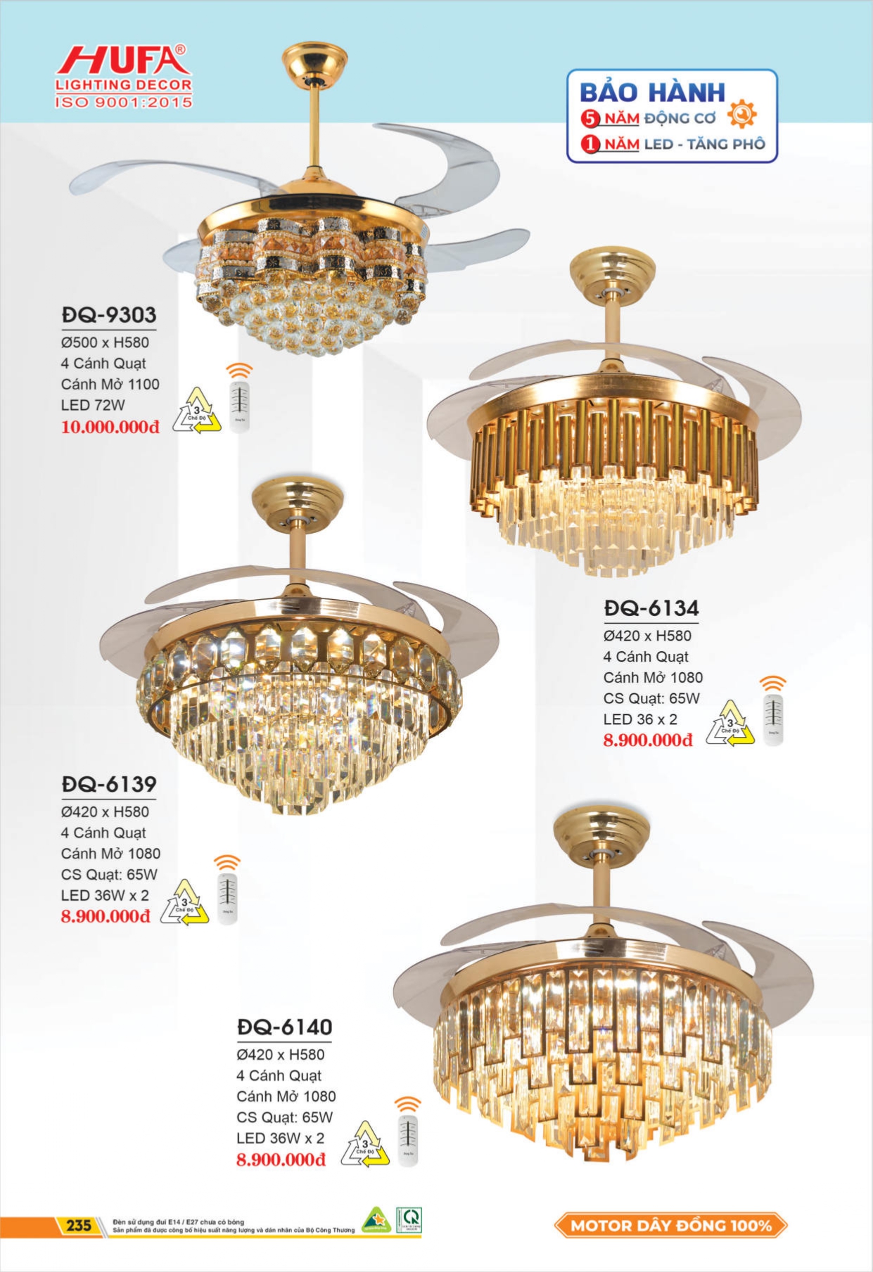Bảng giá đèn LED HUFA 2026